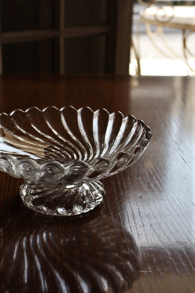 バカラ バンブーコンポート φ140mm 5088 | オールドバカラ,テーブル