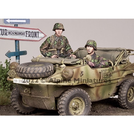 35302 1/35 WWII ドイツ武装親衛隊 シュビムワーゲン搭乗兵セット(2体