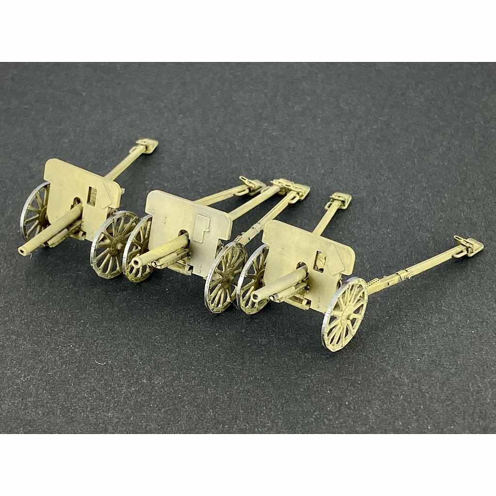 72JPN6 1/72 日本陸軍 九四式山砲 3門セット 【ネコポス規格外