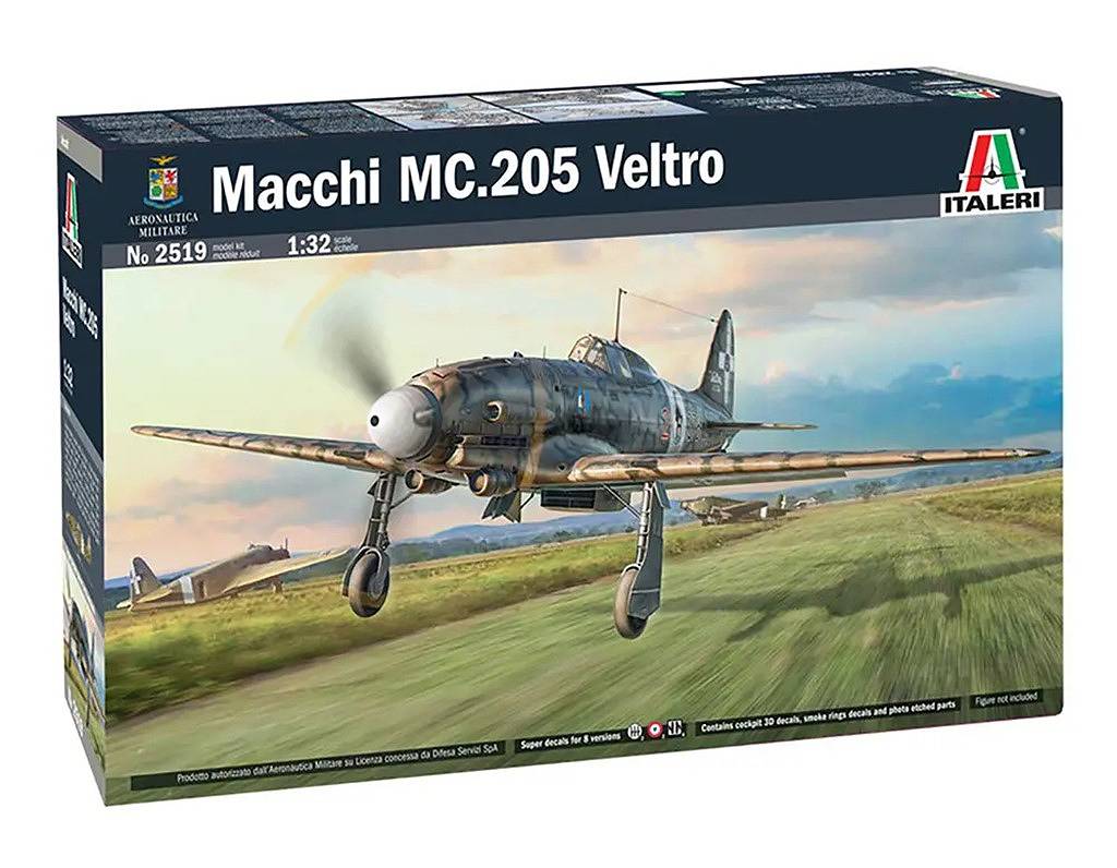 2519 1/32 WWII イタリア空軍 マッキ MC.205 ベルトロ（日本語対訳補足