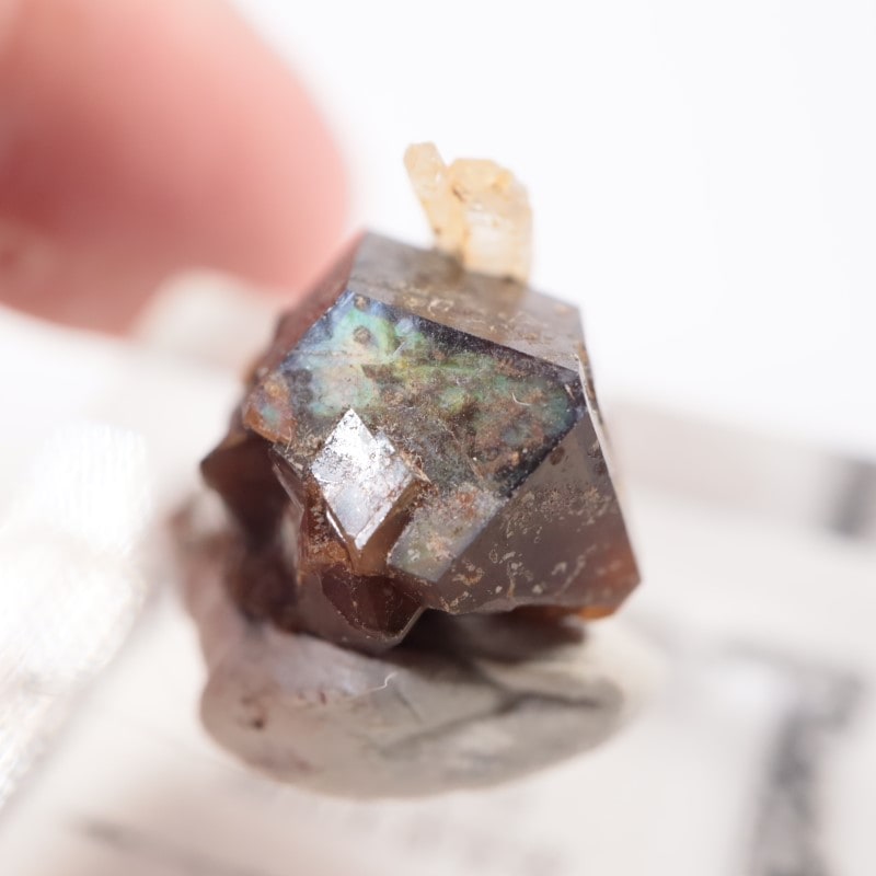 奈良県産 レインボーガーネット | 鉱物標本,カ行,ガーネットグループ