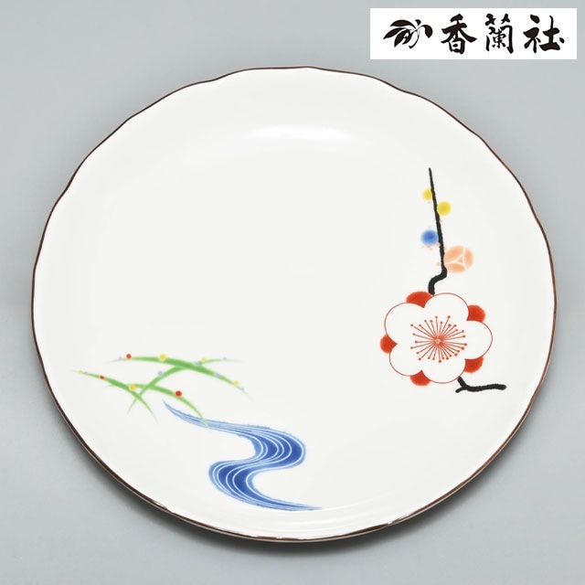 はんなり 盛皿 1052-FH8 香蘭社【有田焼 日本製 お皿 中皿 大皿 陶磁器