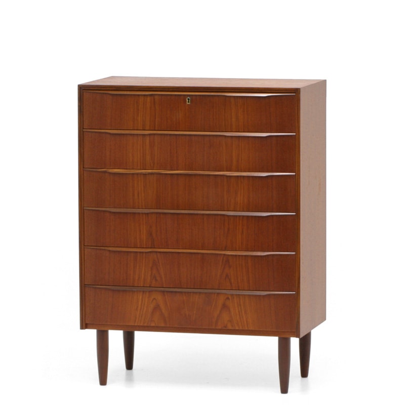 北欧 ヴィンテージ 6段 チェスト | 北欧家具,チェスト,キャビネット