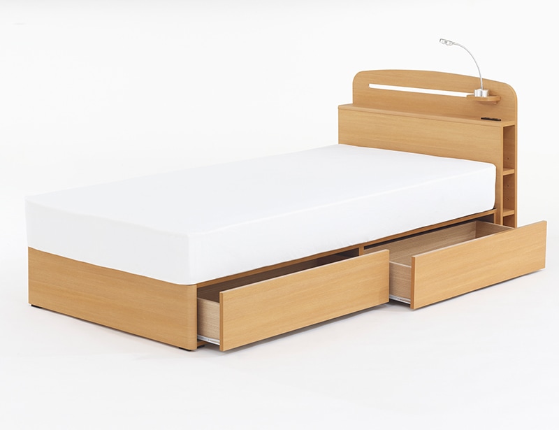 ベッドフレーム「イルミネ」【各色各サイズ在庫限りのため20%OFF