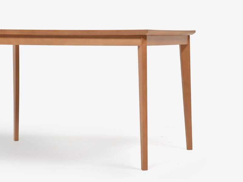 ダイニングテーブル「AX3」ビーチ材ナチュラルブラウン色／数量限定