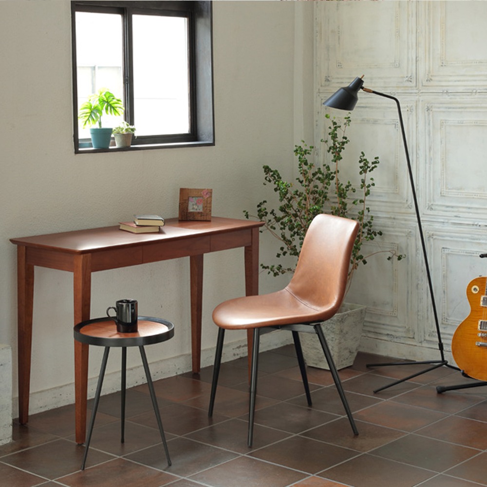 ダイニングチェア「Aldo アルド TDC-9918」合成皮革 ブラウン色