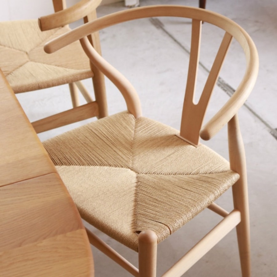 CH24 Yチェア ナチュラルペーパーコード（オーク材・ソープ
