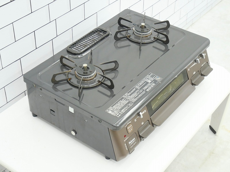 パロマ製LPガス中古ガステーブル2021年式 IC-S806BM-R