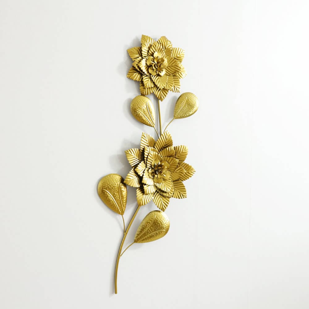 壁飾り ゴールド シノワズリ 幅36cm×高さ88cm｜おしゃれなインテリアの
