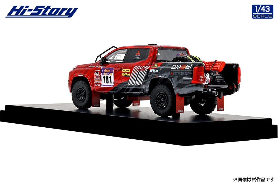 HS471A 1/43 MITSUBISHI TRITON アジアクロスカントリーラリー2023 No