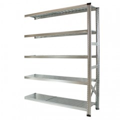 メタルシステム：SUPER123》 スチールシェルフ 幅157.7cm セミタイプ