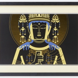 ☆新品同様☆イスム 続 日本曼荼羅 HAKUジクレ Buddha☆J7 HAKUジクレ