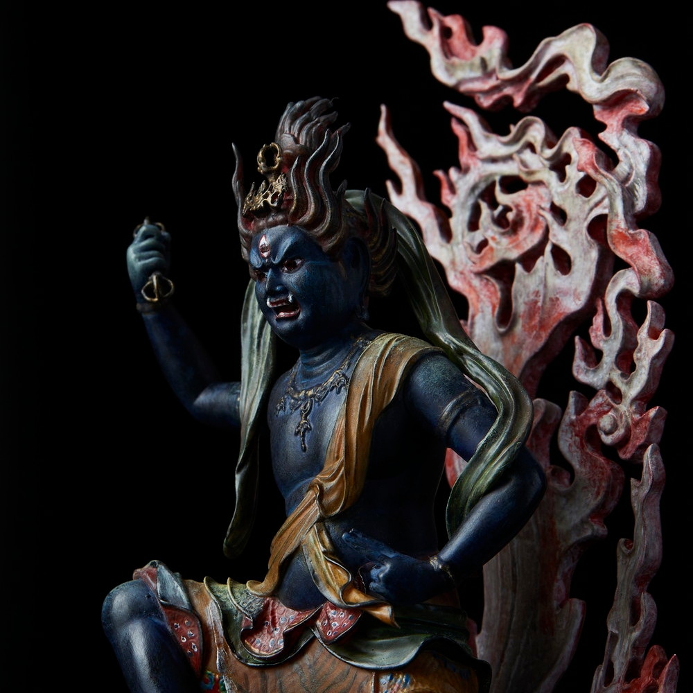 ☆新品同様☆イスム TanaCOCORO 掌 仏像 大日如来 真鍮☆10-2