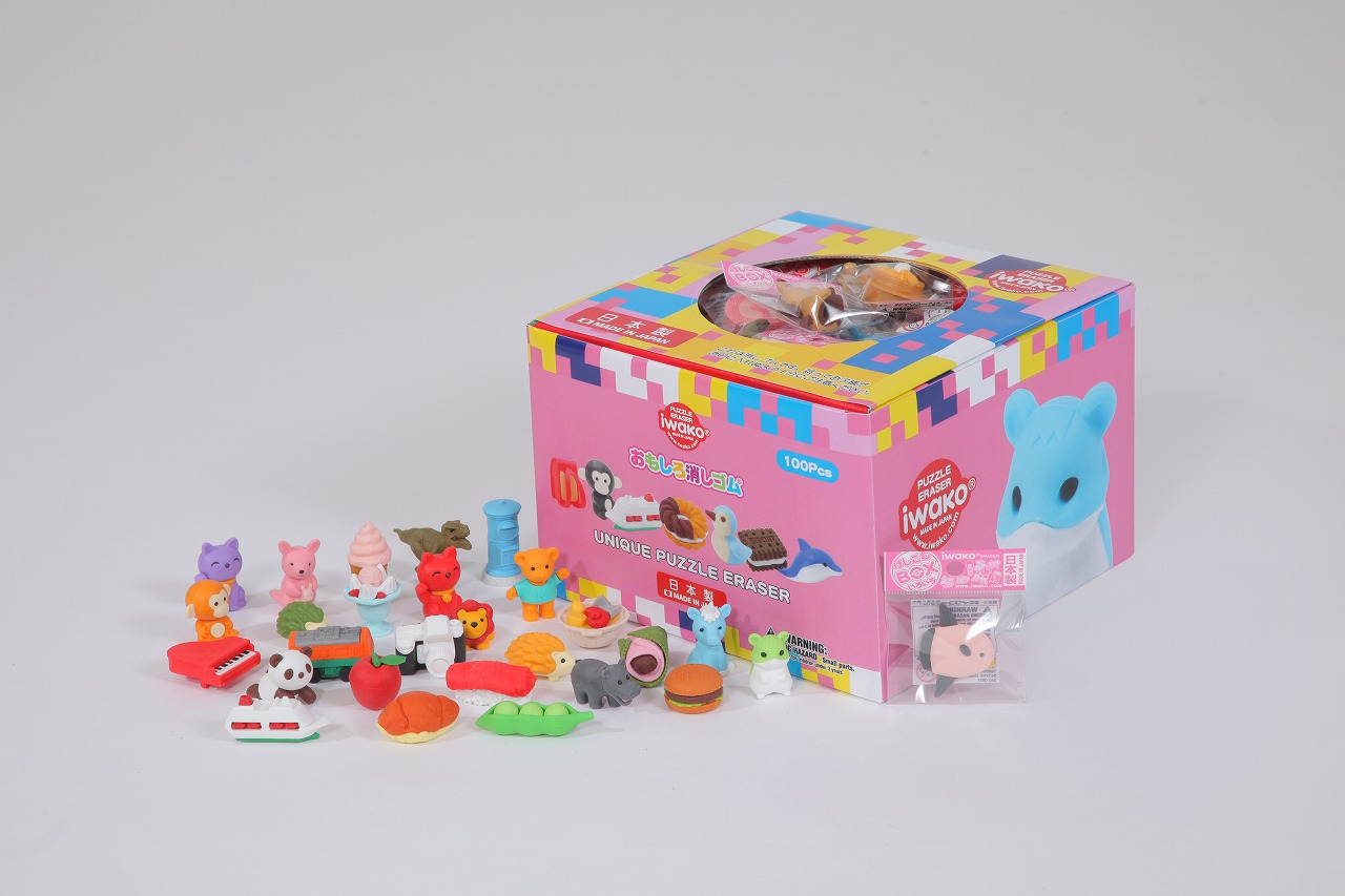 消しゴムBOX100（100個入） | アソート＆ガチャガチャ,アソート