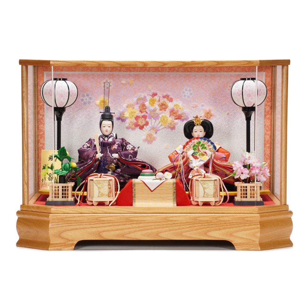 雛人形】三五「京春」親王揃いアクリルケース飾り | 雅秀作 ｜雛人形