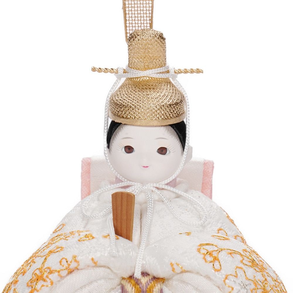 木目込み雛人形】rico真愛 親王飾り | minicola作 ｜雛人形・五月人形