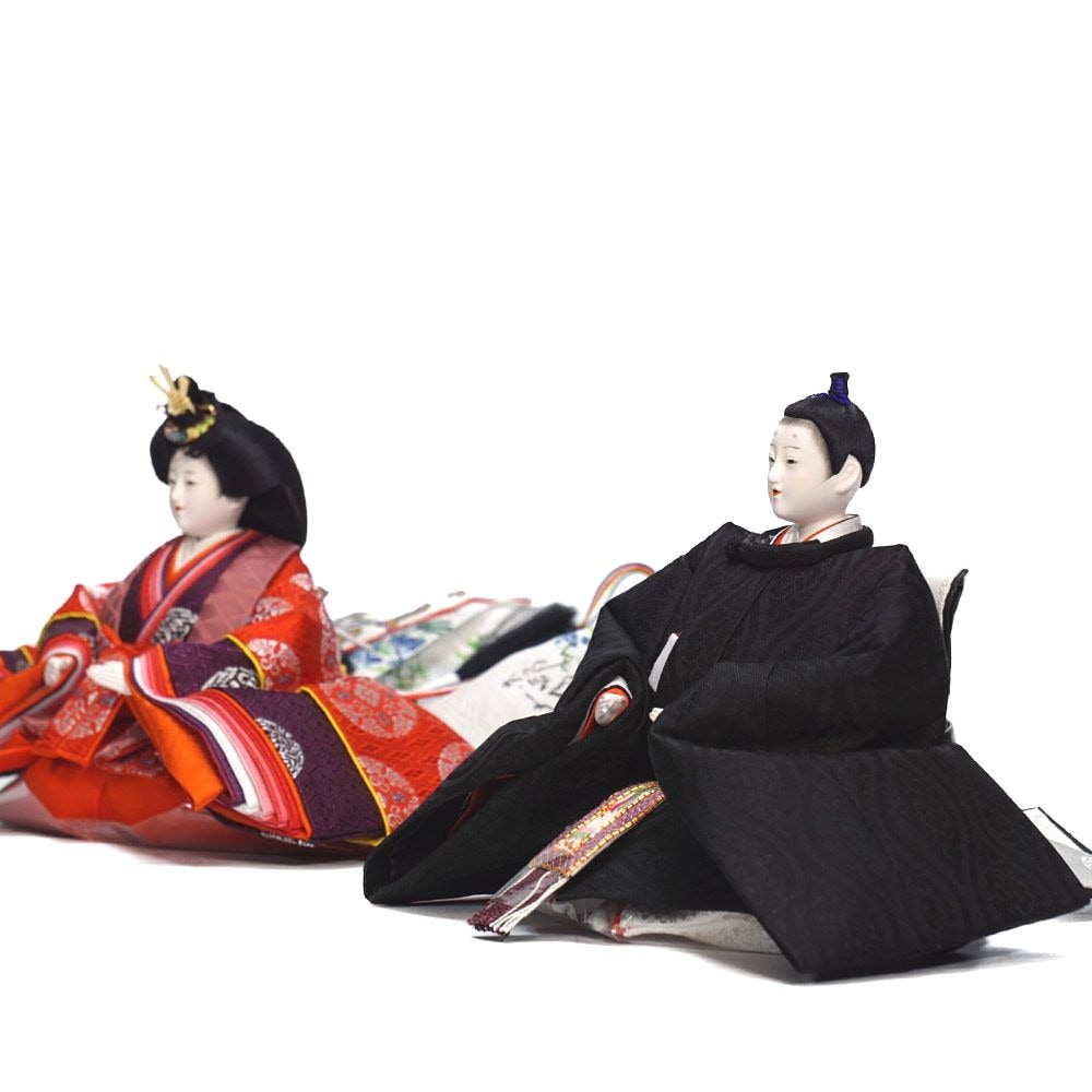 雛人形】京十番 有職雛 黒袍 京雛 親王飾り | 大橋弌峰作 ｜雛人形・五