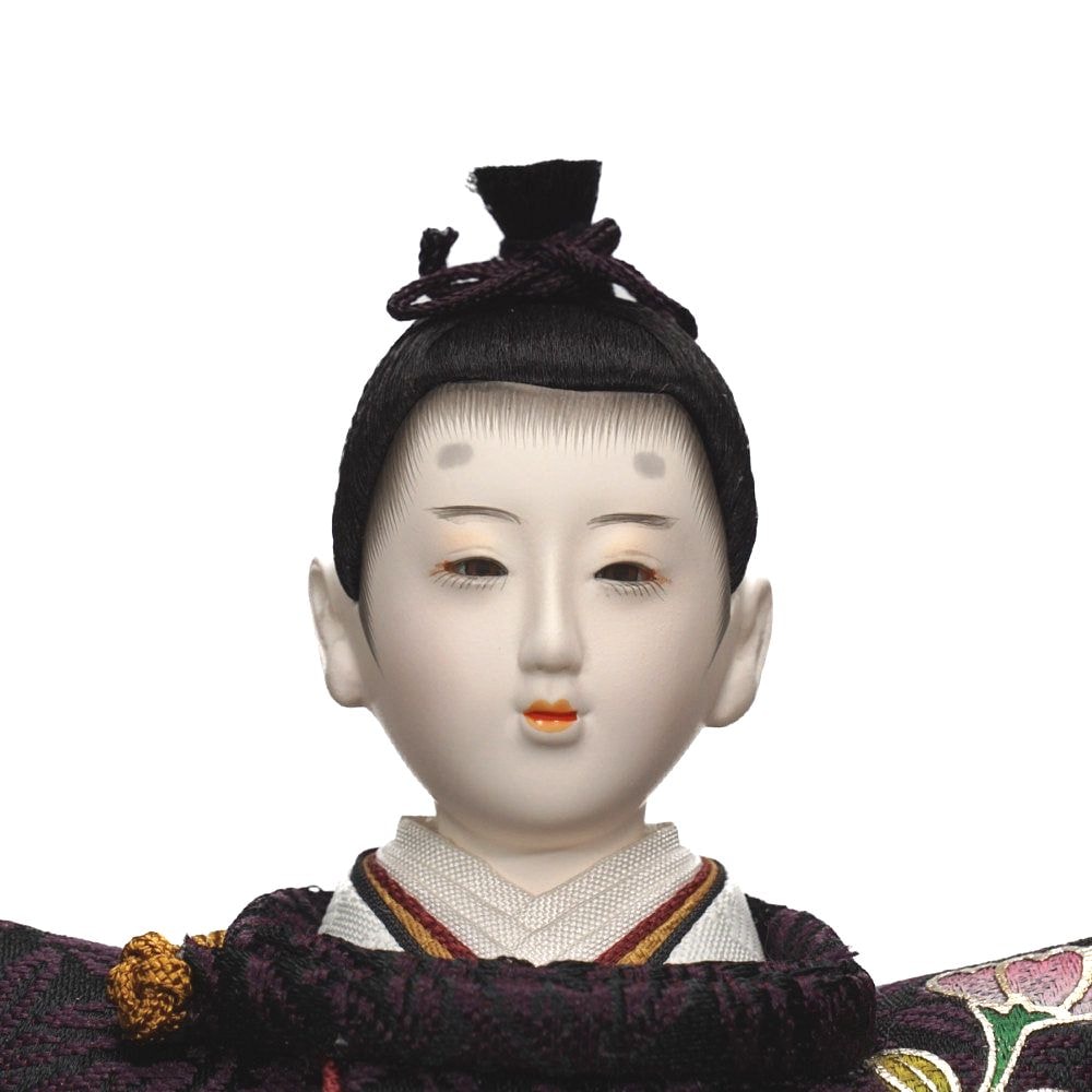 雛人形】京十二番 金彩京刺繍 桜扇面文様 親王飾り | 小出松寿作