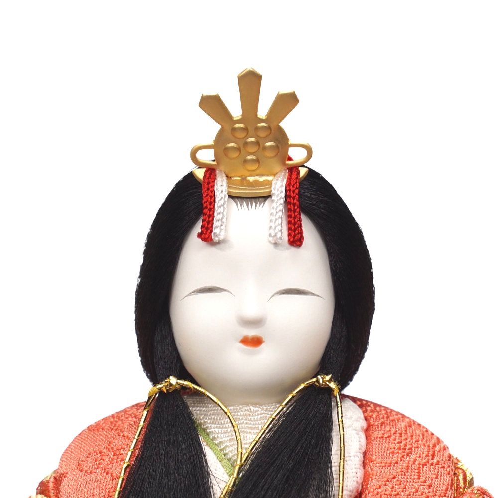 木目込み雛人形】平安雛 十五人揃い収納飾り | 木村一秀作 ｜雛人形