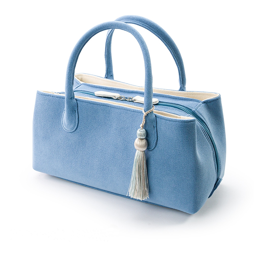 タッセル付き スウェードボストンバッグ｜和装バッグ 井澤屋