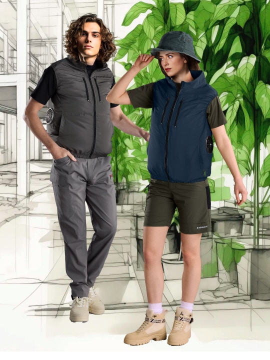 Z-DRAGON】 74290 空調服(R)エコベスト[2025年春夏]通販ページ│自重堂