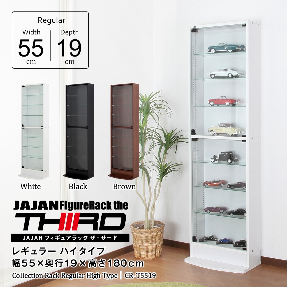 コレクションラック レギュラー ハイタイプ 幅55cm×奥行19cm