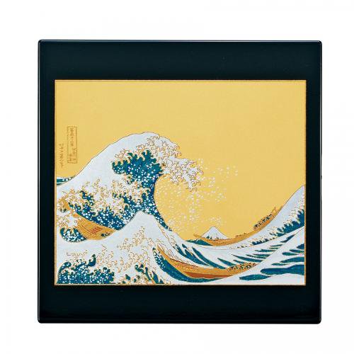 山中漆器 マウスパッド 波（B） | マウスパッド | 伝統工芸品・和風