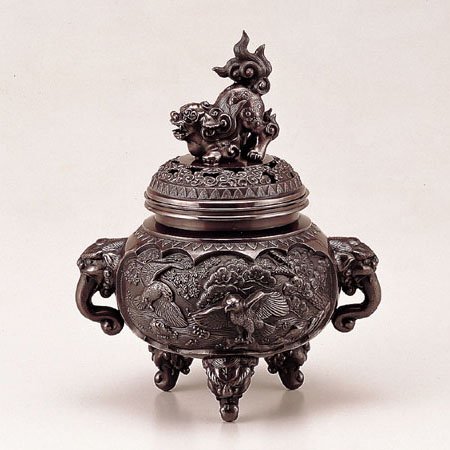 高岡銅器 龍足雲龍蓋香炉 | 香炉 | 伝統工芸品・和風記念品 通販