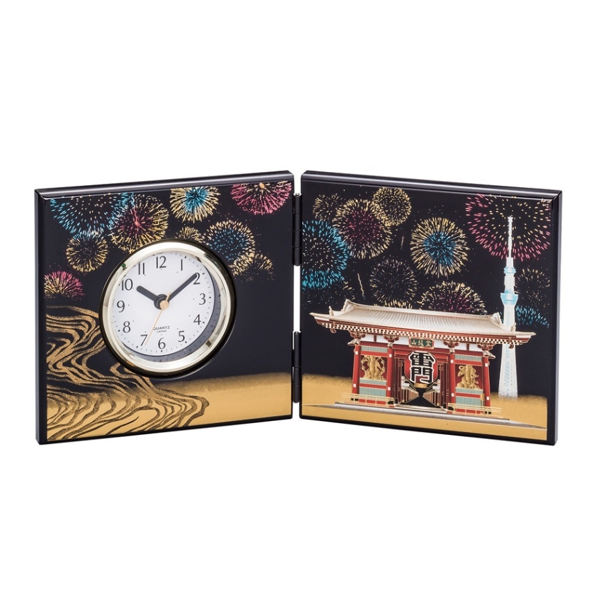 山中漆器屏風時計 日本のお土産・伝統工芸品 通販｜ジャパンプライズ