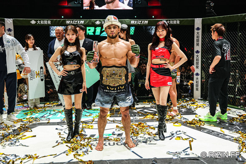 RIZIN LANDMARK 12 in KOBE モデル 格闘技 2025勝利者トロフィー