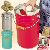 ☆昔ながらの便利な米びつ 12kg用｜メルシーオンラインショップ