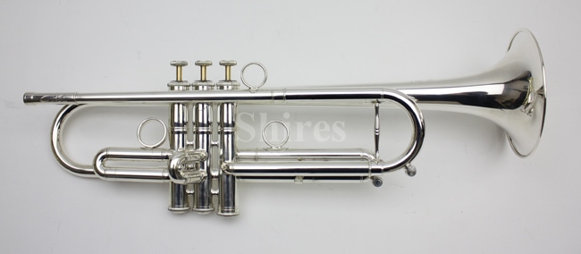 Queen Brass B♭管トランペット C-Line 銀メッキ仕上げ | トランペット