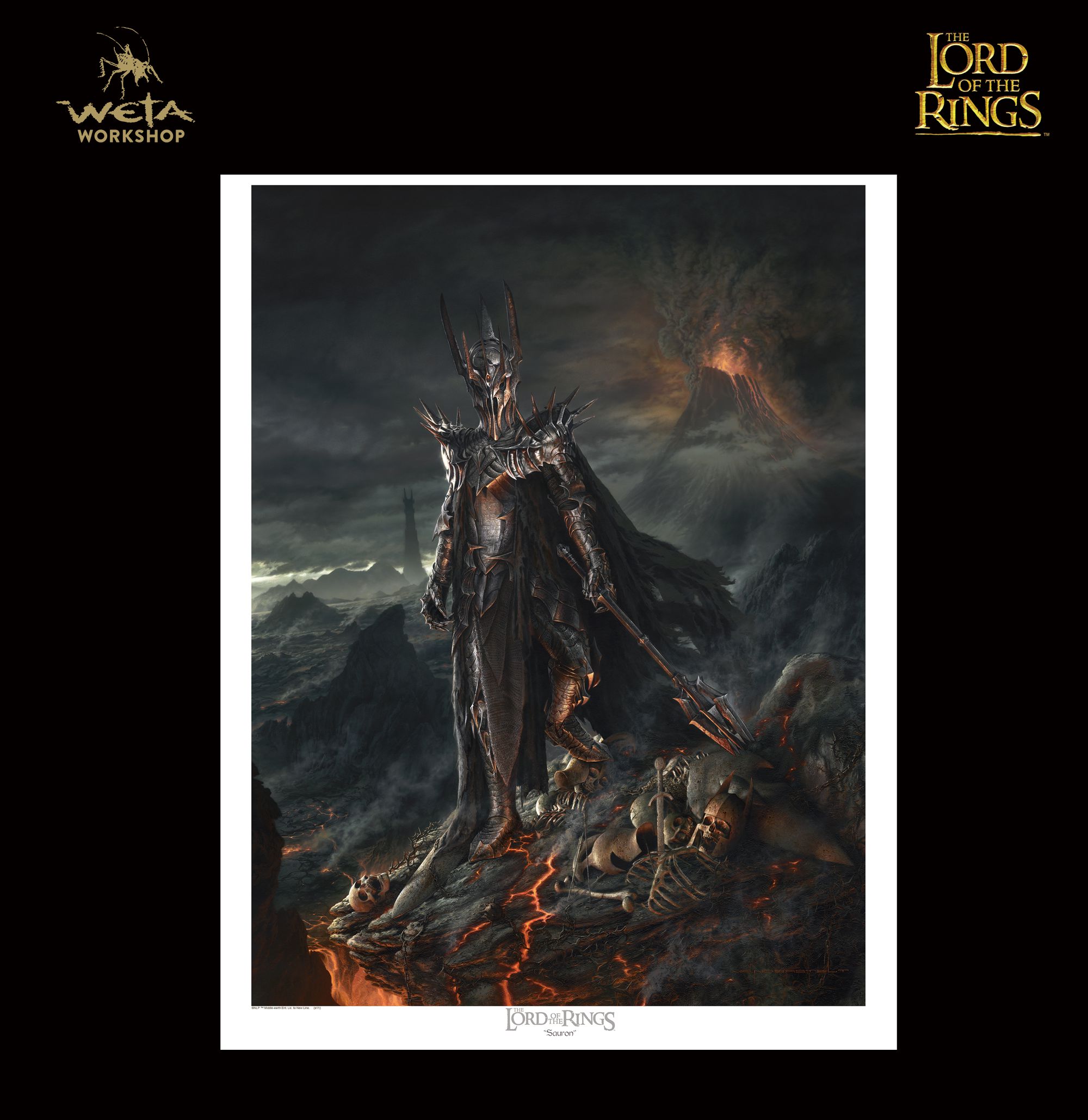 WETA TENZAN | ロード オブ ザ リング サウロン プリント The Lord Of