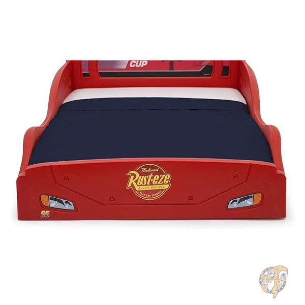 ディズニー ピクサー カーズ 幼児用ベッド ガードレール付き