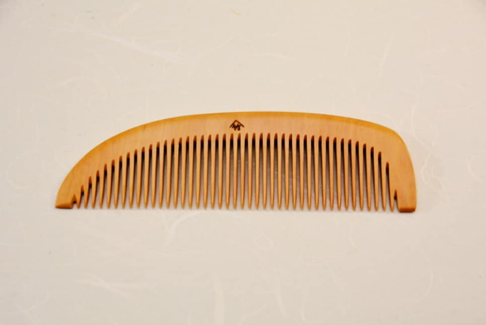 国産本つげ4寸びん櫛 (中荒) | つげ櫛,びん櫛 | 十三やオンラインショップ