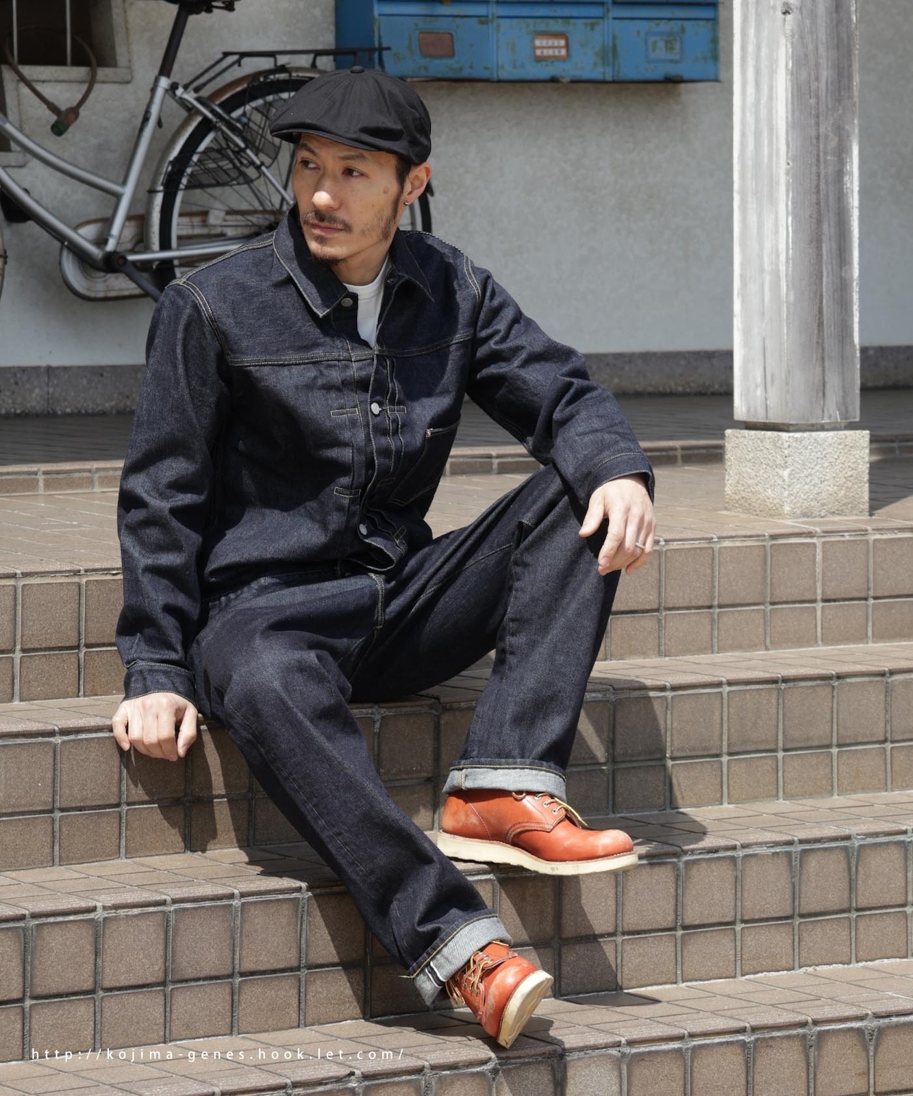 17oz Left Hand Twill Selvedge Cowboy Straight /17oz左綾セルビッチ