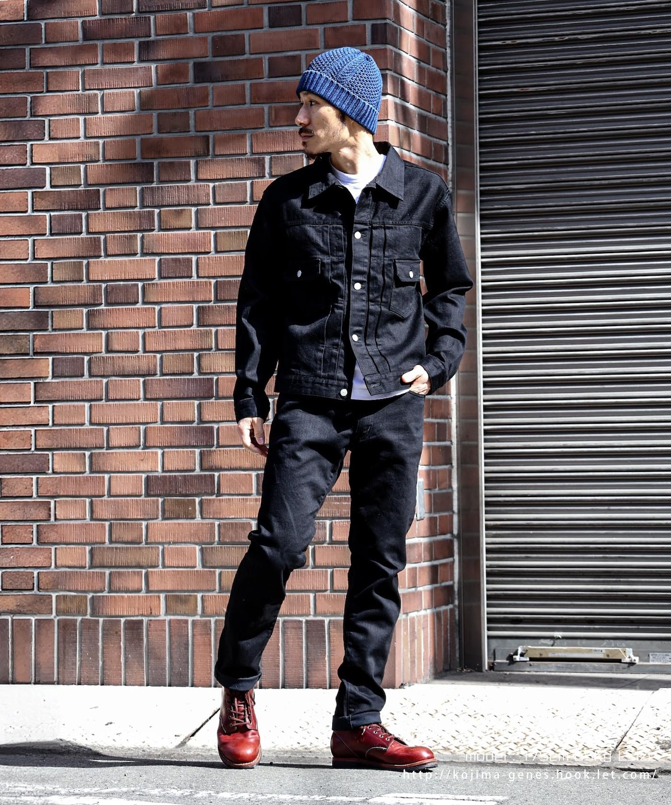 Stretch Black Denim 2nd Jacket / ストレッチブラックデニム 2nd