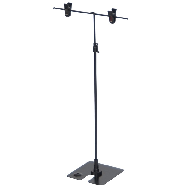 ポップ＆パネルスタンド [クローム/ブラック]│シンプルなポップ