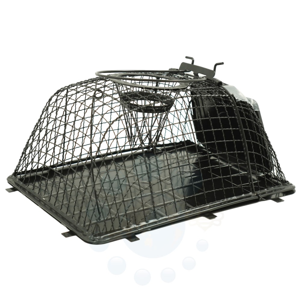 ネズミ駆除 ブラック チューハウス型 捕鼠器 ネズミ捕り 捕獲器