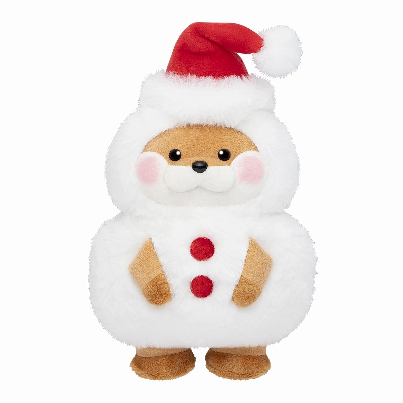 可愛い嘘のカワウソ クリスマスなの！雪だるまな小さめぬいぐるみ