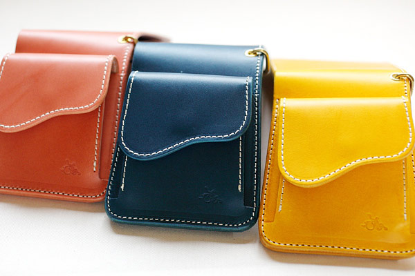 革蛸謹製 台形ショートワレット イタリアンカラーサドル（セカンド