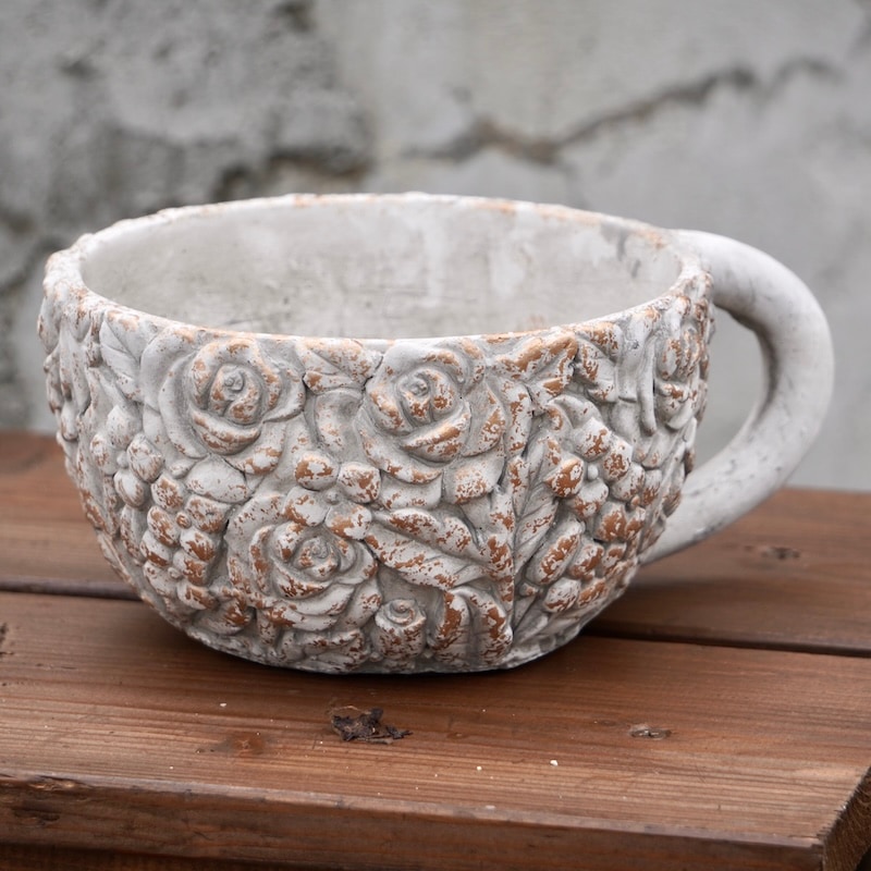 アンティーク調・APシリーズ・ティーカップポット・ZE1176（直径17cm）