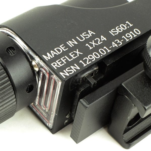 リフレックス RX01 1x24 タイプドットサイト 遮光フィルタ付 ブラック