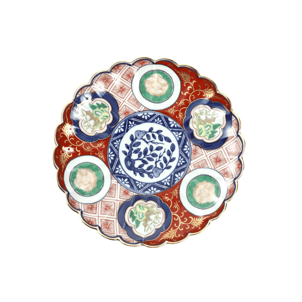 林九郎窯】赤濃木甲山水和皿【波佐見焼】｜創亭やぶきたオンライン