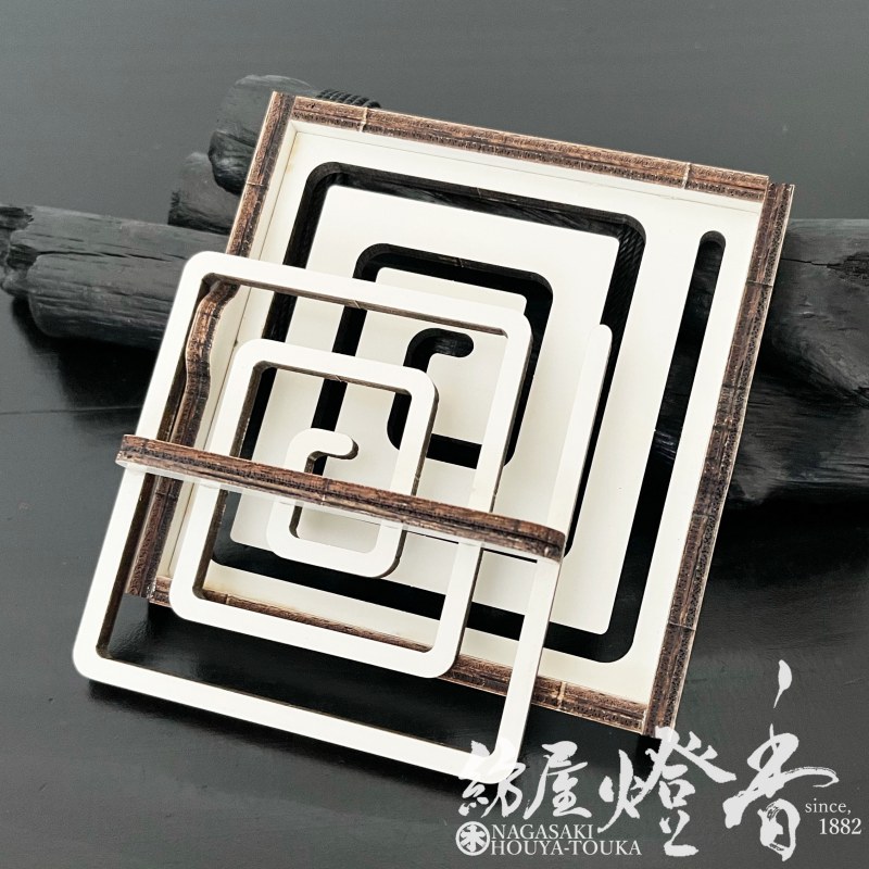香道具『常香盤・燃香用灰押【抜き型・渦巻型】紙箱』長川仁三郎商店