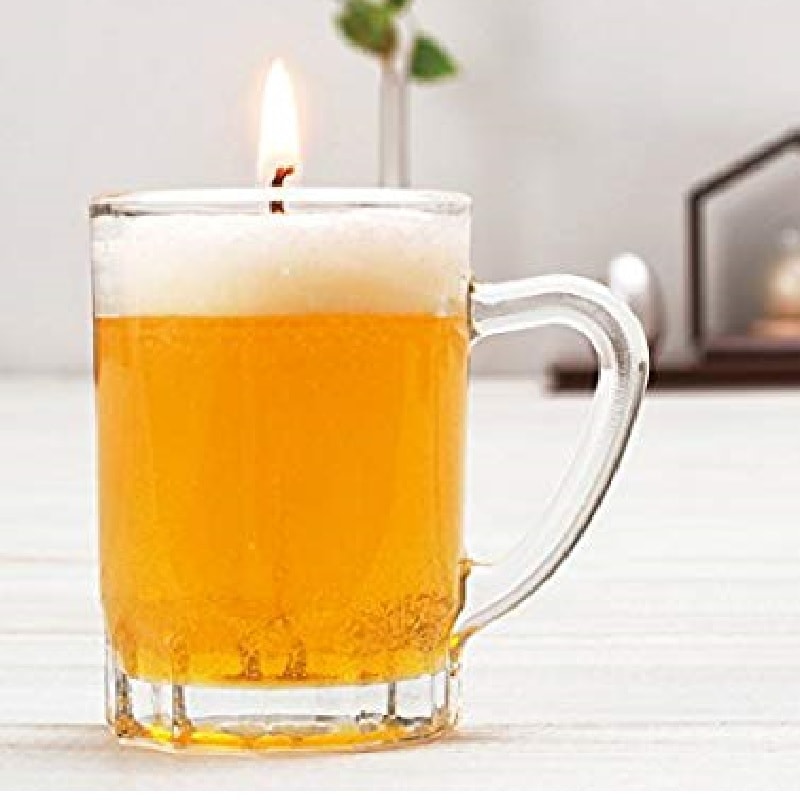 故人の好物キャンドル『まるで本物【ミニジョッキ/生ビールキャンドル