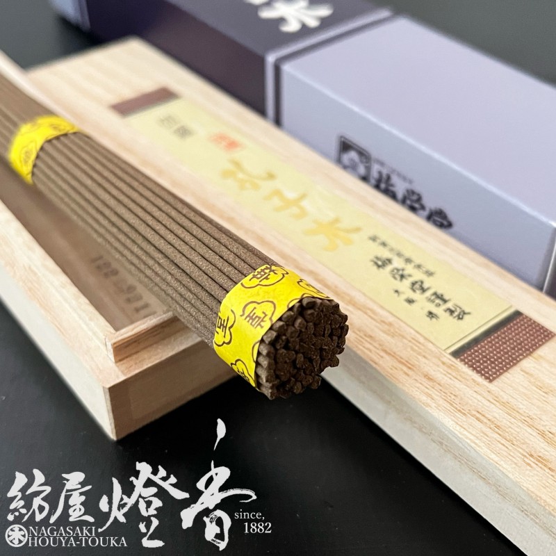 高級線香『伽羅【特撰孔子木(とくせんこうしぼく)-KOUSHIBOKU-】中寸一