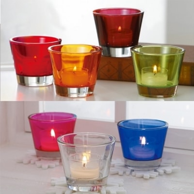 キャンドルホルダー/グラス『カラリス【レッド】』 | 取扱いメーカー