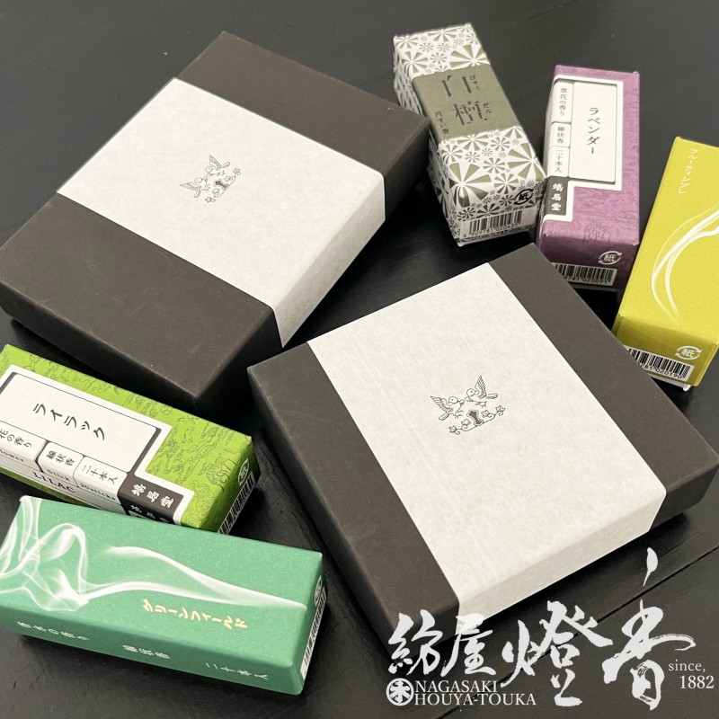 お香贈答用ケース『鳩居堂インセンス【ギフトボックス・2個入用】紙箱