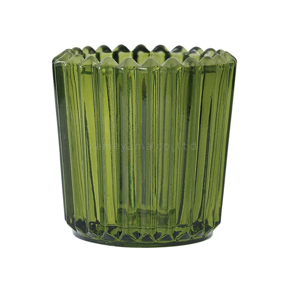 キャンドルホルダー/グラス『ソレイユ【GR．グリーン】』 | 取扱い